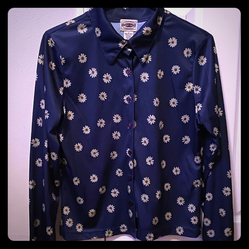 90s Style Button Down Shirt, Y2K LIKE NEW